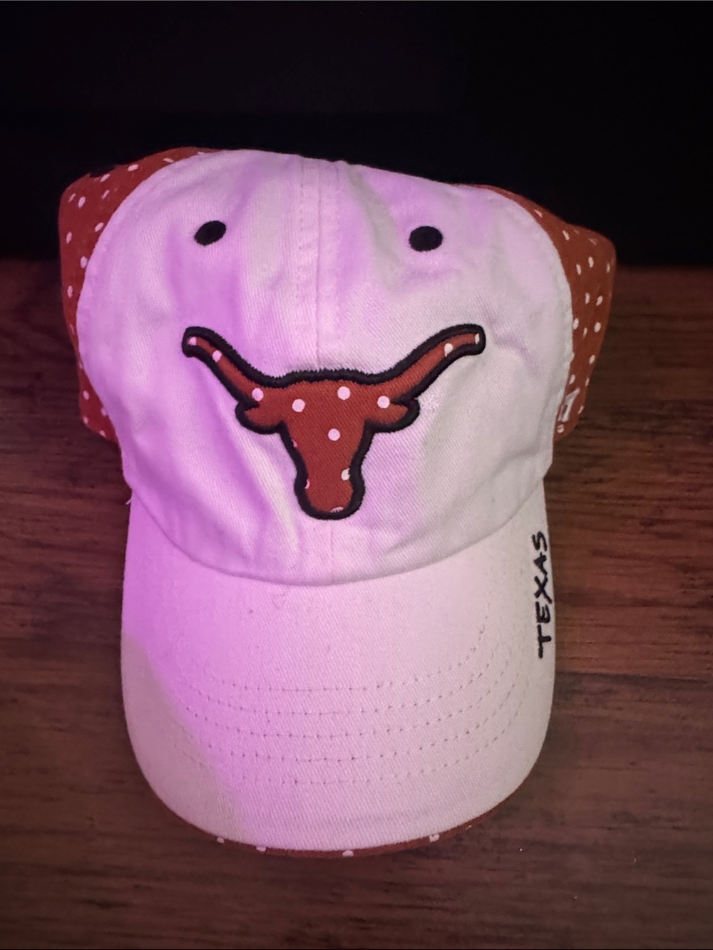 Texas Longhorns White and Burnt Orange Cap 44.T15
